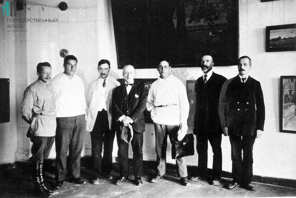 6. Ф. ф-61.Оп.61п.Д.9175.Художник, дир-р Третьяковки Грабарь в Перми,Пермь,1930е г.jpg