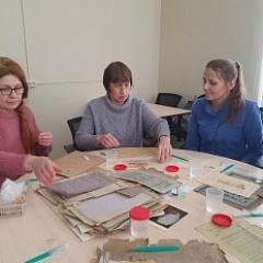 Архивисты на мастер-классе «Следствие ведет реставратор»